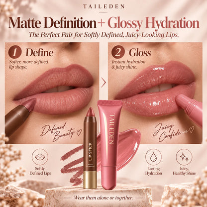 Lip Liner & Glossy Lip Oil Duo