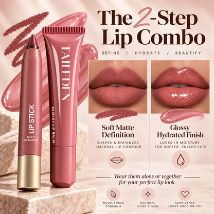 Lip Liner & Glossy Lip Oil Duo 🔥