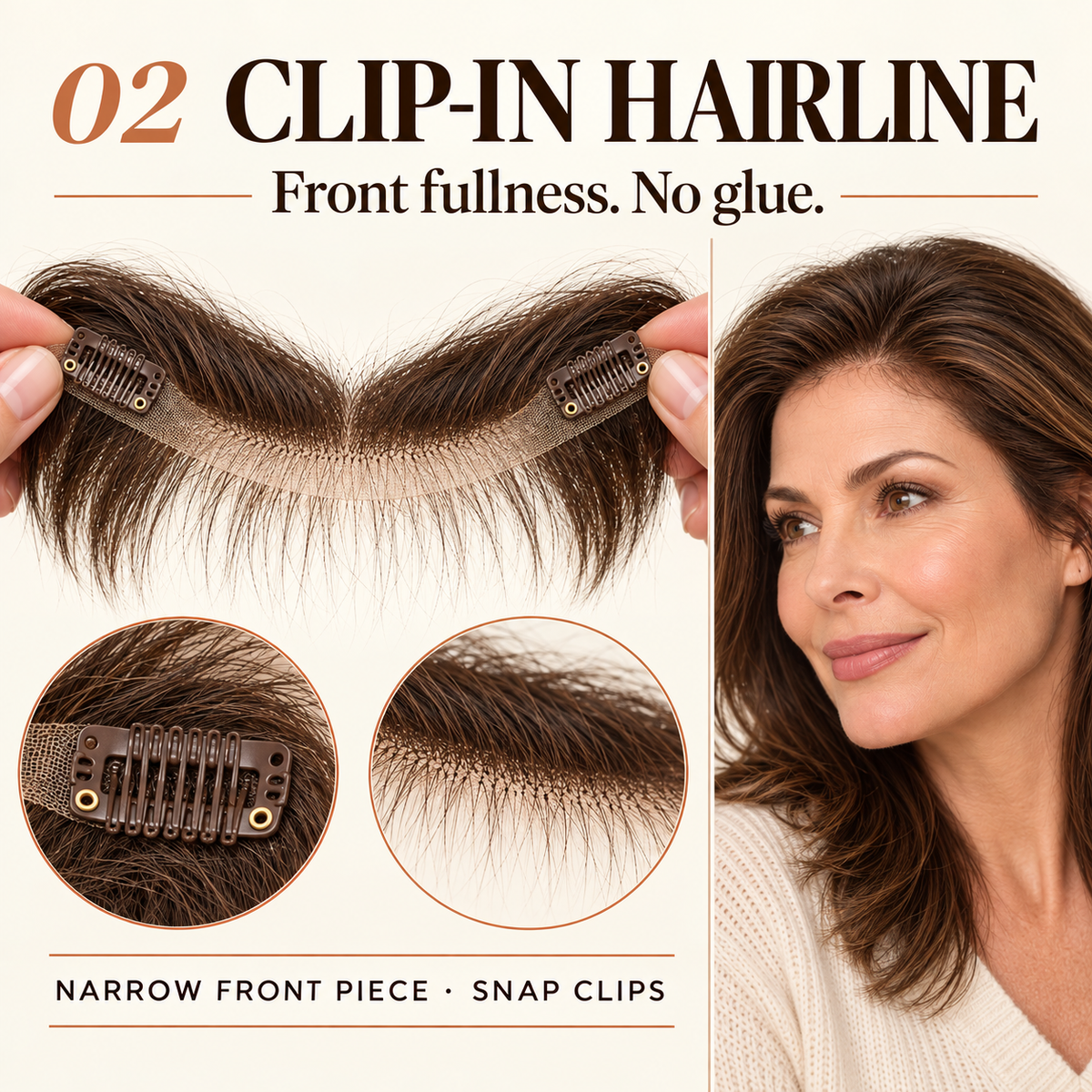 Real Human Hair Topper
