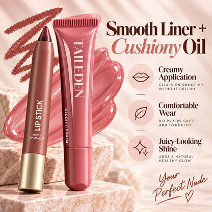 Lip Liner & Glossy Lip Oil Duo 🔥