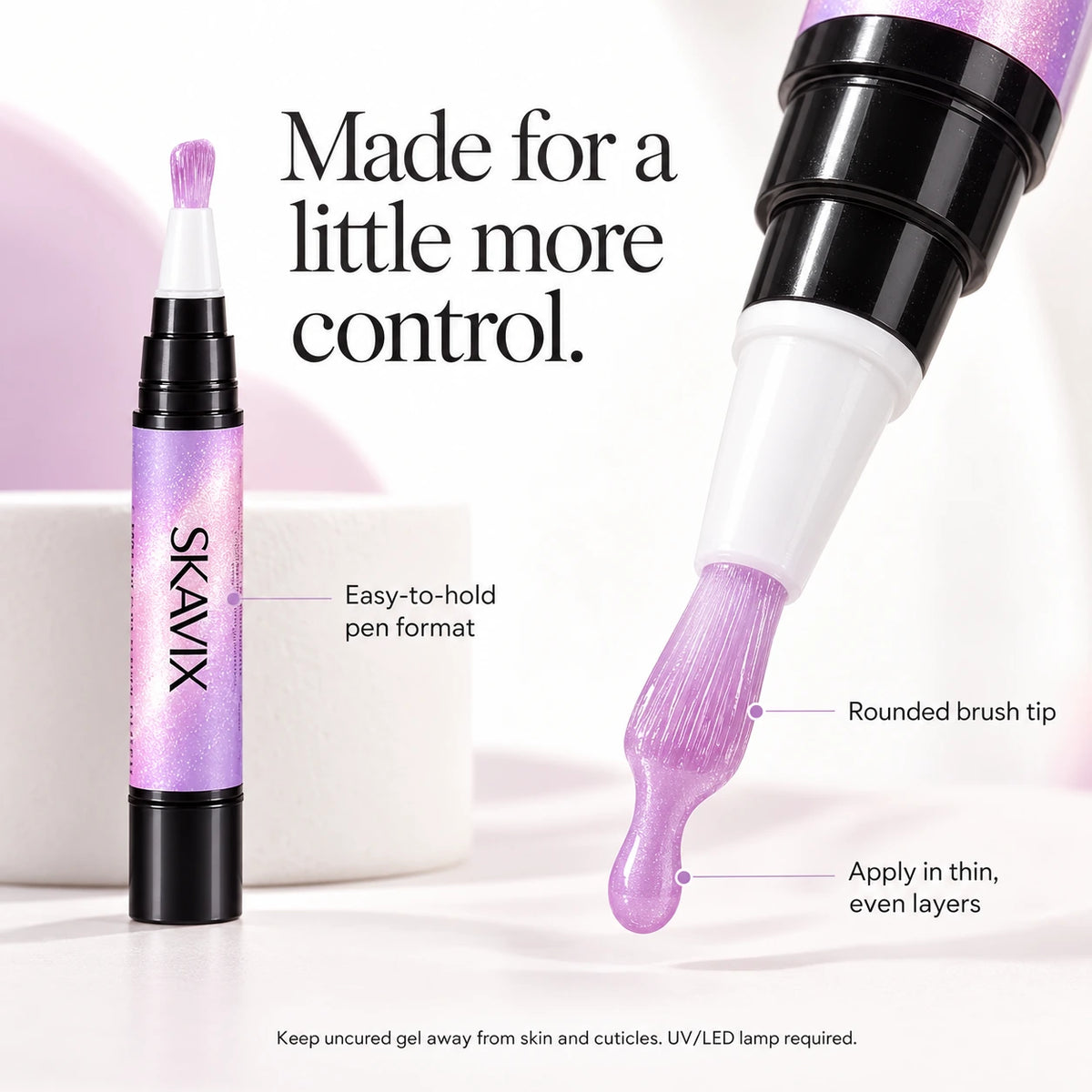 5-in-1 One Step Cat-Eye Gel Nail Polish Pen Set