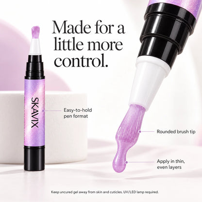 5-in-1 One Step Cat-Eye Gel Nail Polish Pen Set