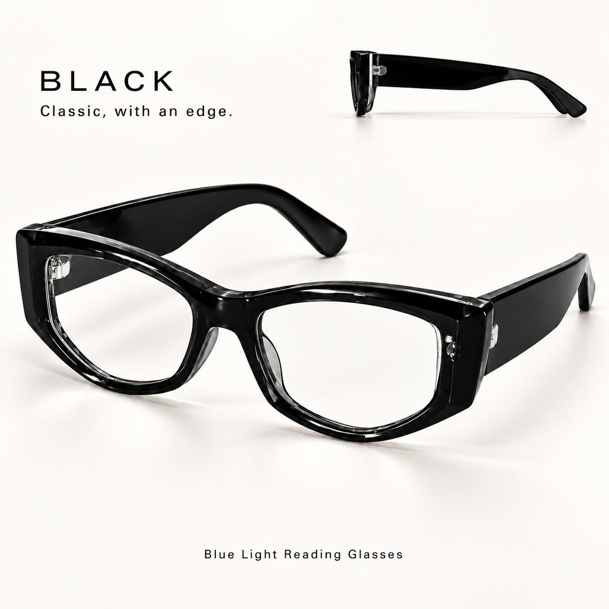 Women’s Square Blue Light Reading Glasses