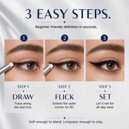 5-Shade Creamy Glide Waterproof Gel Eyeliner Set