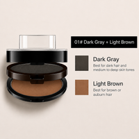 #1 Dark Gray + Light Brown