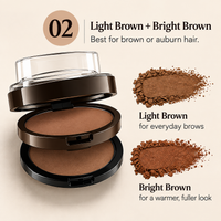 Shade 02 · Light Brown + Bright Brown