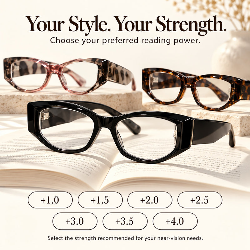 Women’s Square Blue Light Reading Glasses – cuteskinco