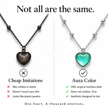 Color-Changing Heart Necklace 🔥