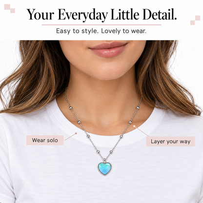Color-Changing Heart Necklace 🔥