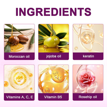 Violet Vitamin Hair Capsules with Argan Oil