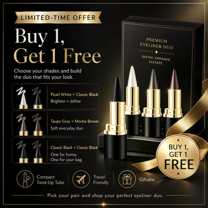 4-Shade Creamy Gel Eyeliner Pencil — Buy 1 Get 1 Free 🔥