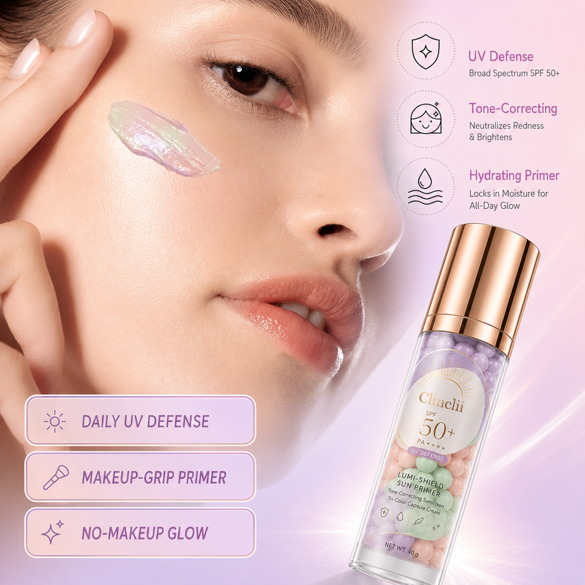Three-Color Protective Isolation Cream with SPF 50 Coverage