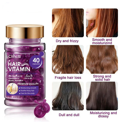 Violet Vitamin Hair Capsules with Argan Oil