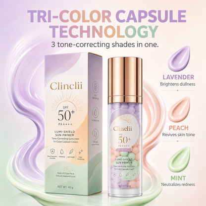 Three-Color Protective Isolation Cream with SPF 50 Coverage