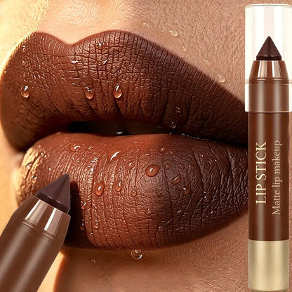 6-Piece Matte Creamy Lipstick Pencil Set 🔥
