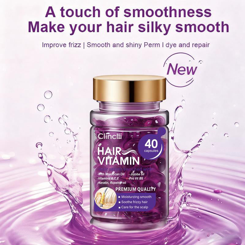Violet Vitamin Hair Capsules with Argan Oil