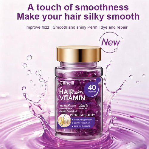 Violet Vitamin Hair Capsules with Argan Oil