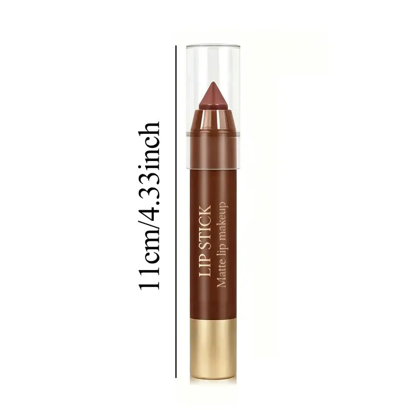 6-Piece Matte Creamy Lipstick Pencil Set 🔥