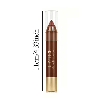 6-Piece Matte Creamy Lipstick Pencil Set 🔥