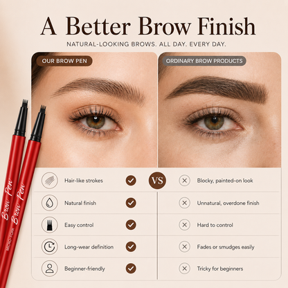 2-Pack Micro-Fork Eyebrow Pens 🔥