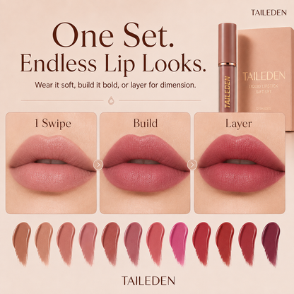 12-Color Liquid Lipstick Gift Set 🔥