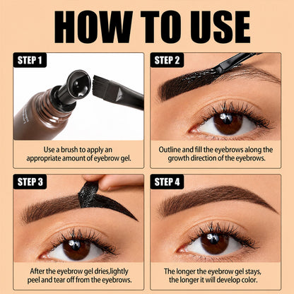 5-Color Tear-Off Waterproof Brow Tint 🔥