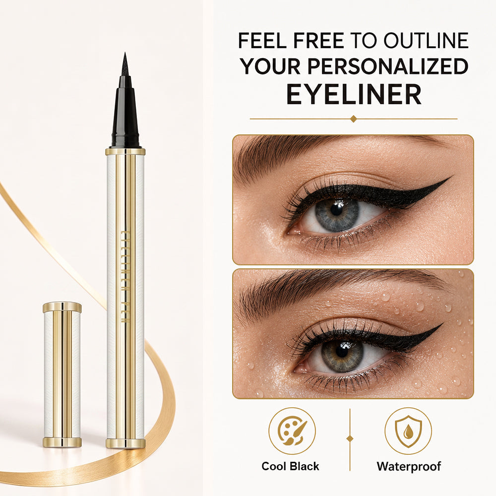 Waterproof Long Lasting Precision Eyeliner Pen precision felt tip and rich black color