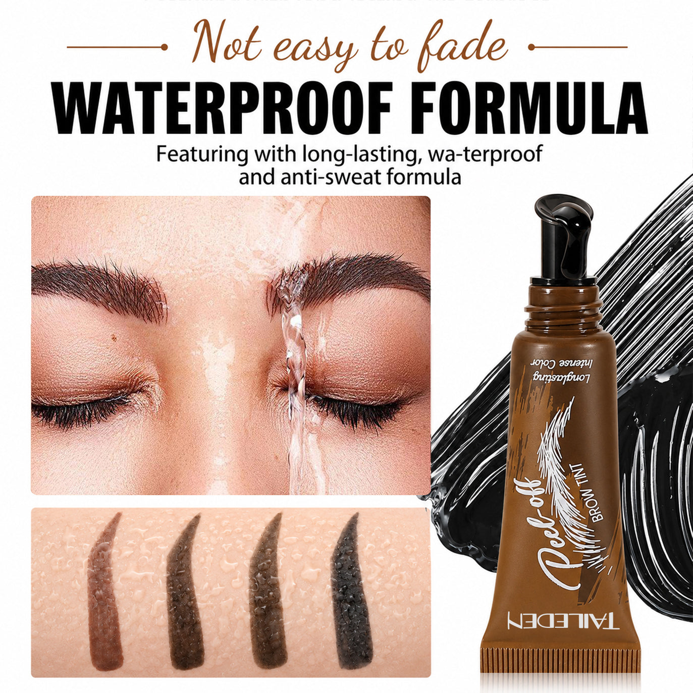 5-Color Tear-Off Waterproof Brow Tint 🔥
