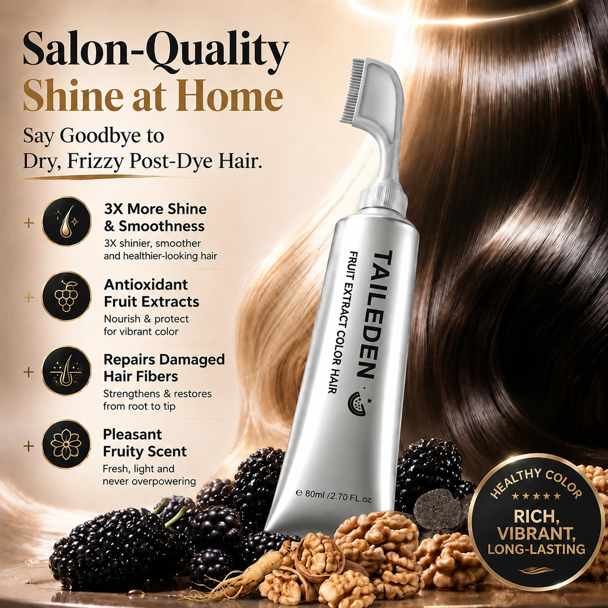 Botanical 3-in-1 Hair Color Comb Cream 🔥
