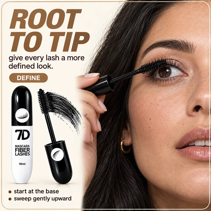 7D Silk Fiber Black Lengthening Mascara