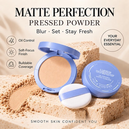 💜LAST DAY - BUY 1 GET 1 FREE💜Matte Perfection Pressed Powder 🔥