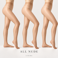 All Nude — 3 Pairs