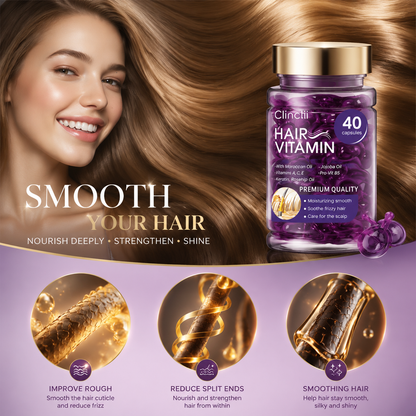 Violet Vitamin Hair Capsules with Argan Oil 🔥