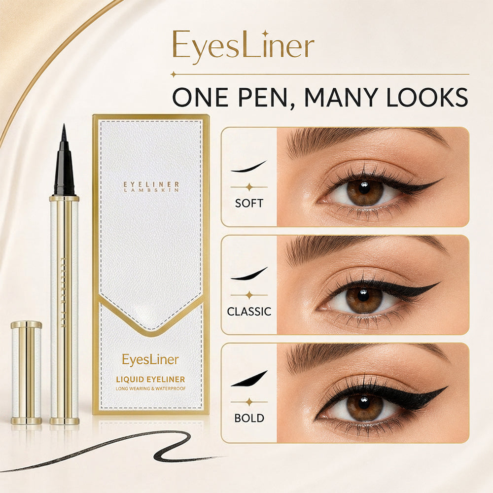 Waterproof Long Lasting Precision Eyeliner Pen gentle formula and easy application