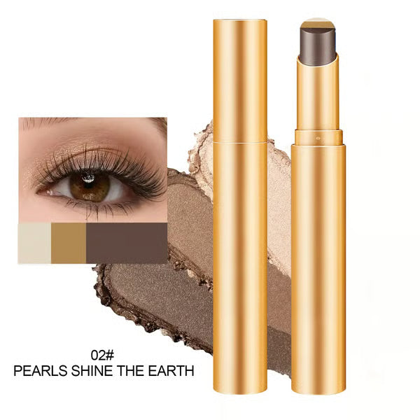 🔥LAST DAY SALE - BUY 1 GET 1 FREE!!🌸✨3 Colors in 1 Eyeshadow Stick