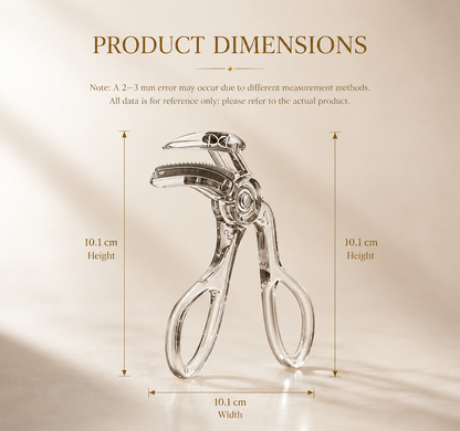 Pinch-Free Lash Curler with Comb