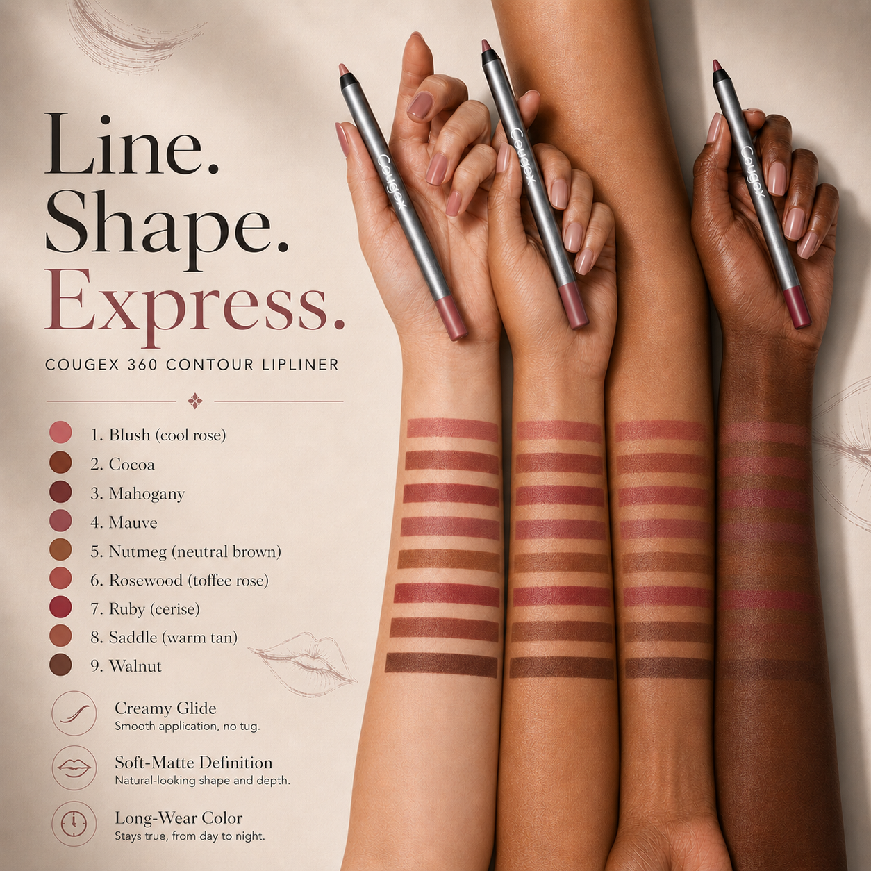 Cougex 360 Contour Lip Liner