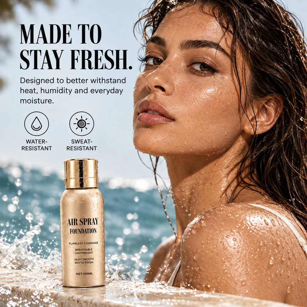 Lightweight Airbrush Spray Foundation