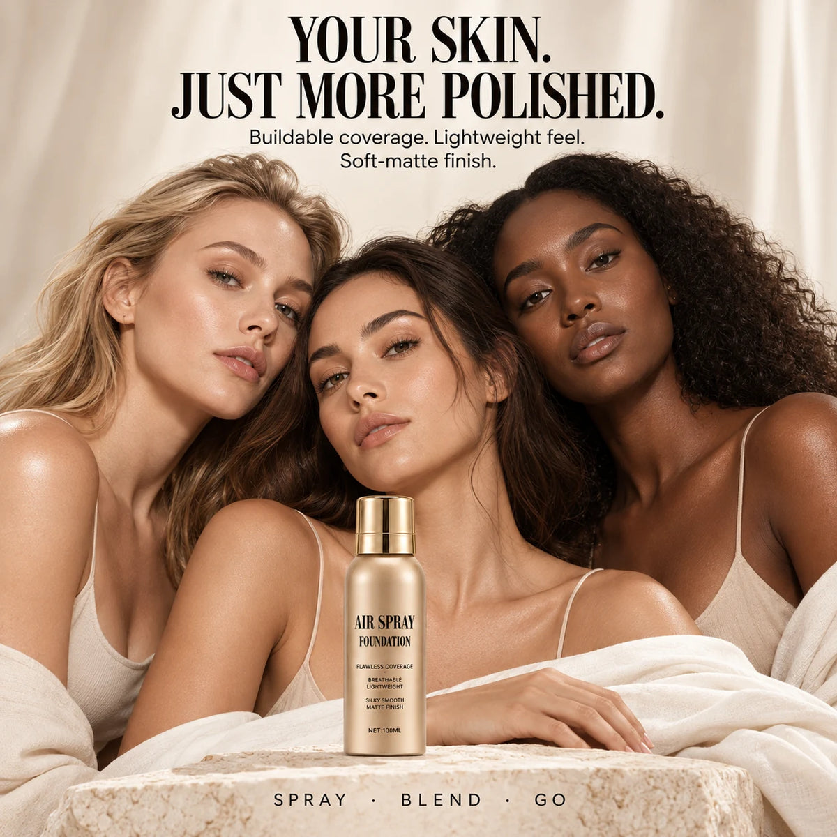 Lightweight Airbrush Spray Foundation
