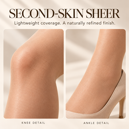 Silky Sheer High-Waist Pantyhose — 3 Pack 🔥