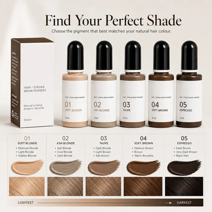 Precision Hair-Stroke Brow Stamp System 🔥