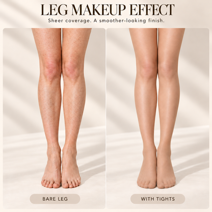 Silky Sheer High-Waist Pantyhose — 3 Pack 🔥