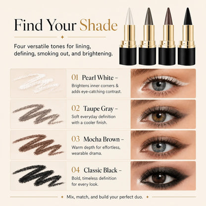 4-Shade Creamy Gel Eyeliner Pencil — Buy 1 Get 1 Free 🔥