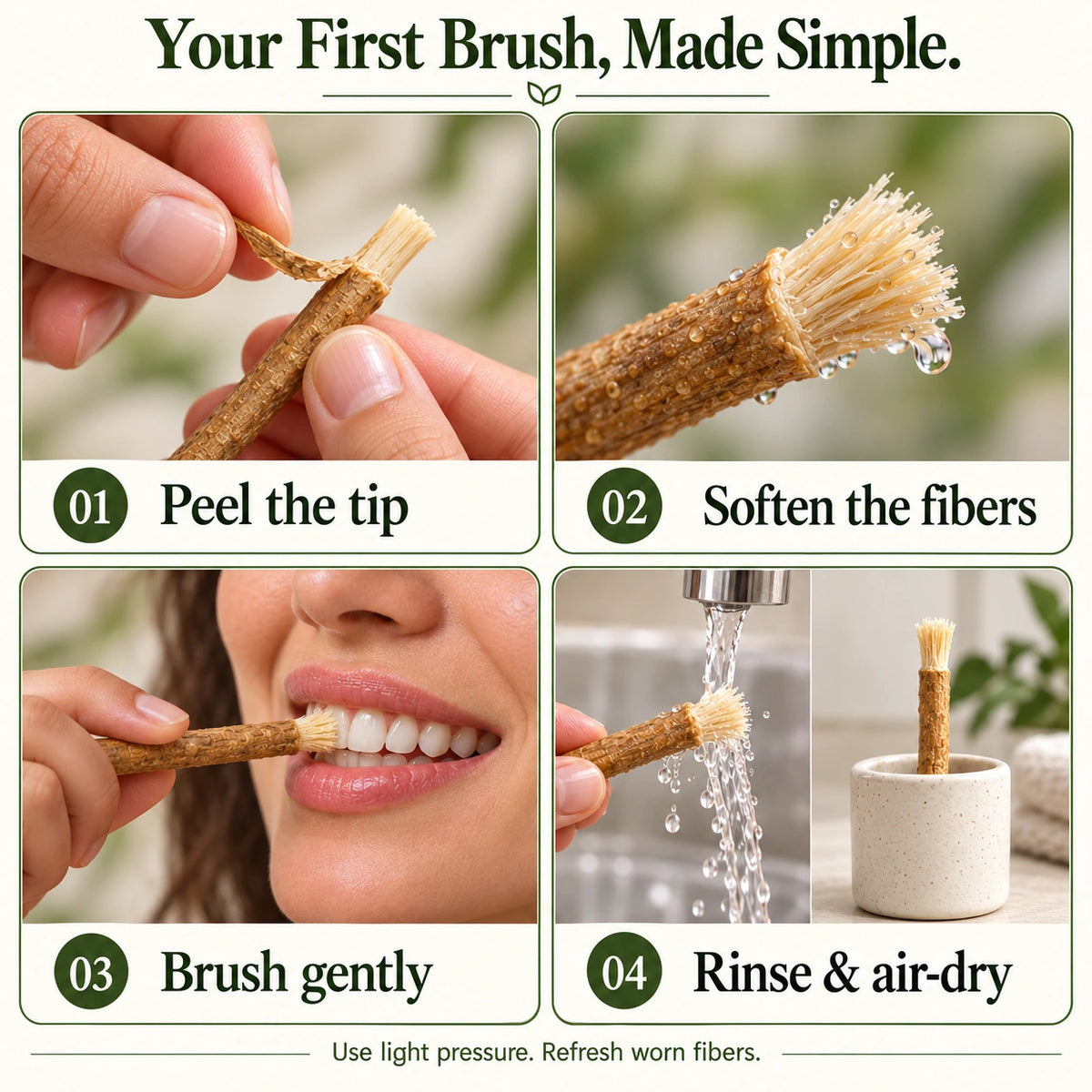 Natural Miswak Teeth-Cleaning Sticks