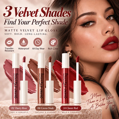 Lasting Matte Velvet Lip Gloss 🔥