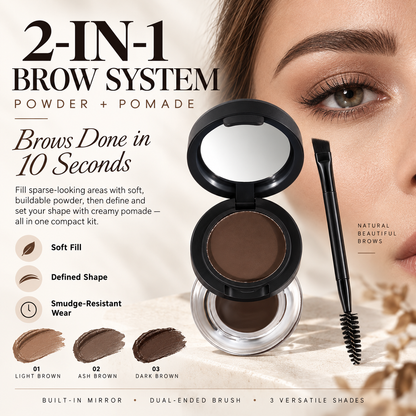 Wild Brow 2-in-1 Pomade & Powder Kit 🔥