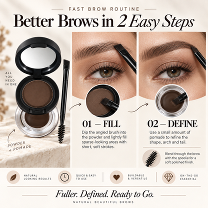 Wild Brow 2-in-1 Pomade & Powder Kit 🔥